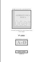 	Azərbaycanca rusca lüğət. Dörd cilddə. I cild