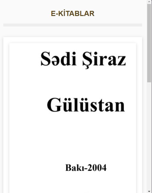 Gülüstan –3-cü nəşr.