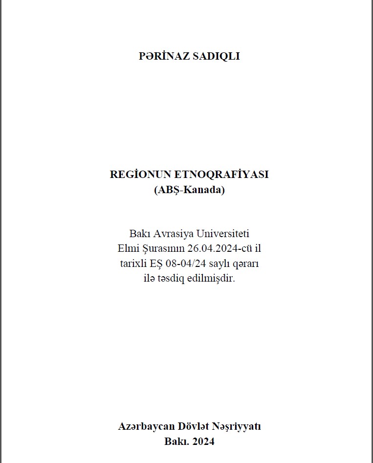 Regionun etnoqrafiyası (ABŞ-Kanada)