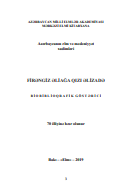 Firəngiz Əliağa qızı Əlizadə