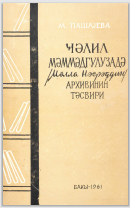 Cəlil Məmmədquluzadə (Molla Nəsrəddin) arxivinin təsviri