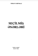 Seçilmiş əsərləri