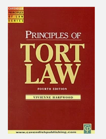 Principles of Tort Law