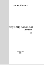 Seçilmiş əsərləri altı cilddə 5