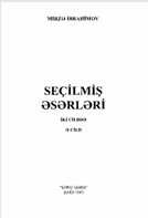 Seçilmiş əsərləri iki cilddə II cild