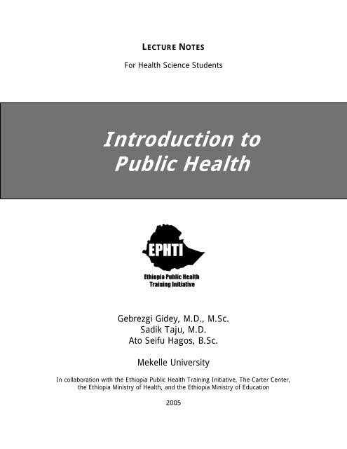 Introduction to Public Health