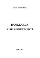 BANKLARDA   RİSK MENECMENTİ (Monoqrafiya)