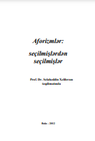 Aforizmlər: seçilmişlərdən seçilmişlər