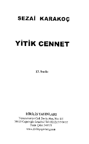 Yitik Cennet