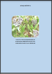 Naxçıvan Muxtar Respublikası florasında Boraginaceae Juss. fəsiləsinə daxil olan bitkilər 