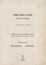 Mekanik Tercümesi, Tercüme-i Hiyel