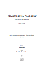 Sonsuzluk Peşinde, Kitâbu’l-Emed Ale’l-Ebed