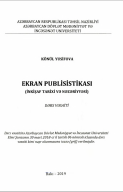 Ekran publisistikası (İnkişaf tarixi və nəzəriyyəsi). Dərs vəsaiti