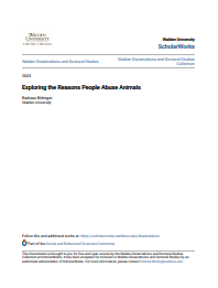 Exploring the Reasons People Abuse Animals