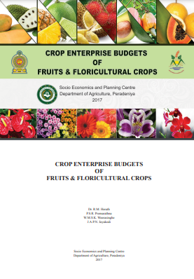 Crop Enterprise Budgets for Fruits and Floricultural Crops