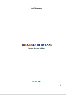 The genes of Hyenas