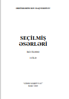 Seçilmiş əsərləri II cilddə Icild