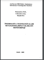  İnformasiya texnologiyaları mütəxəssislərinə tələbatın monitorinqi