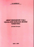 Məktəbəqədər yaşlı uşaqların bağçada musiqi tərbiyəsi