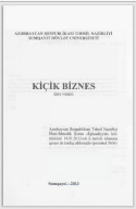 KİÇİK BİZNES dərs vəsaiti