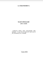 Maşın hissələri. Dərs vəsaiti