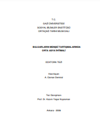 Bulgarların Menşei tartışmalarında Orta Asya ihtimali
