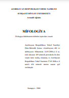 Mifologiya (Filologiya fakültəsinin tələbələri üçün dərs vəsaiti)