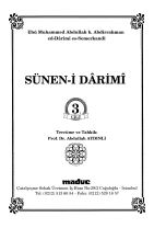 Sünen-i darimi cilt 3