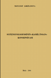 Sufizm fəlsəfəsinin "Kamil insan" konsepsiyası