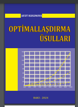 Optimallaşdırma üsulları. Dərs vəsaiti