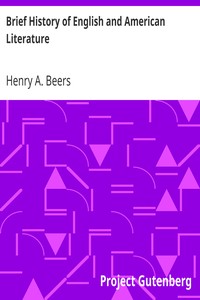 Brief History of English and American Literature