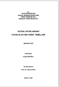 Kutsal kitaplardakı tufan olayının tarihi temelleri