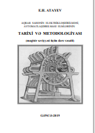 TARİXİ VƏ METODOLOGİYASI (magistr səviyyəsi üçün dərs vəsaiti)