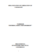 Proceedings of the conferences held under the topic "Garabagh yesterday, today and tomorrow": Second volume