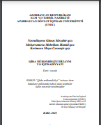 Qida mühəndisliyi dizaynı və iqtisadiyyatı. Dərs vəsaiti