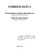 EMBRİOLOGİYA
