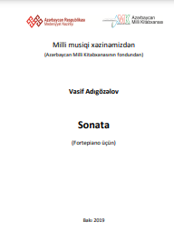 Sonata: (fortepiano üçün)
