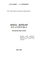 Sosial-İqtisadi Statistika