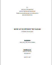 Kuran ve sünnette nazar
