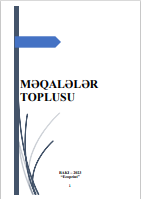 MƏQALƏLƏR TOPLUSU