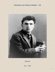Məhəbbət şairi Mikayıl Müşfiq – 115
