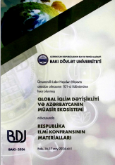 Qlobal iqlim dəyişikliyi və Azərbaycanın müasir ekosistemi mövzusunda  respublika elmi konfransının materialları
