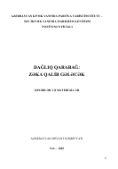 DAĞLIQ QARABAĞ:  ZƏKA QALİB GƏLƏCƏK 