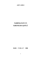 Nərimanovun Kremldə qətli