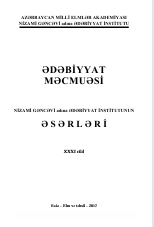 Ədəbiyyat məcmuəsi (Nizami Gəncəvi adına Ədəbiyyat İnstitutunun  Əsərləri), XXXI cild.