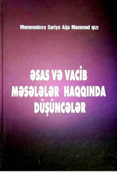 Əsas və vacib məsələlər haqqında düşüncələr