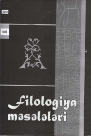 FILOLOGIYA MƏSƏLƏLƏRİ -TOPLU