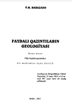 Faydalı qazıntıların geologiyası II hissə. Filiz faydalı qazıntıları